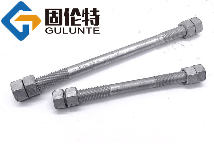 熱鍍鋅雙頭螺紋螺柱型號規格尺寸表大全